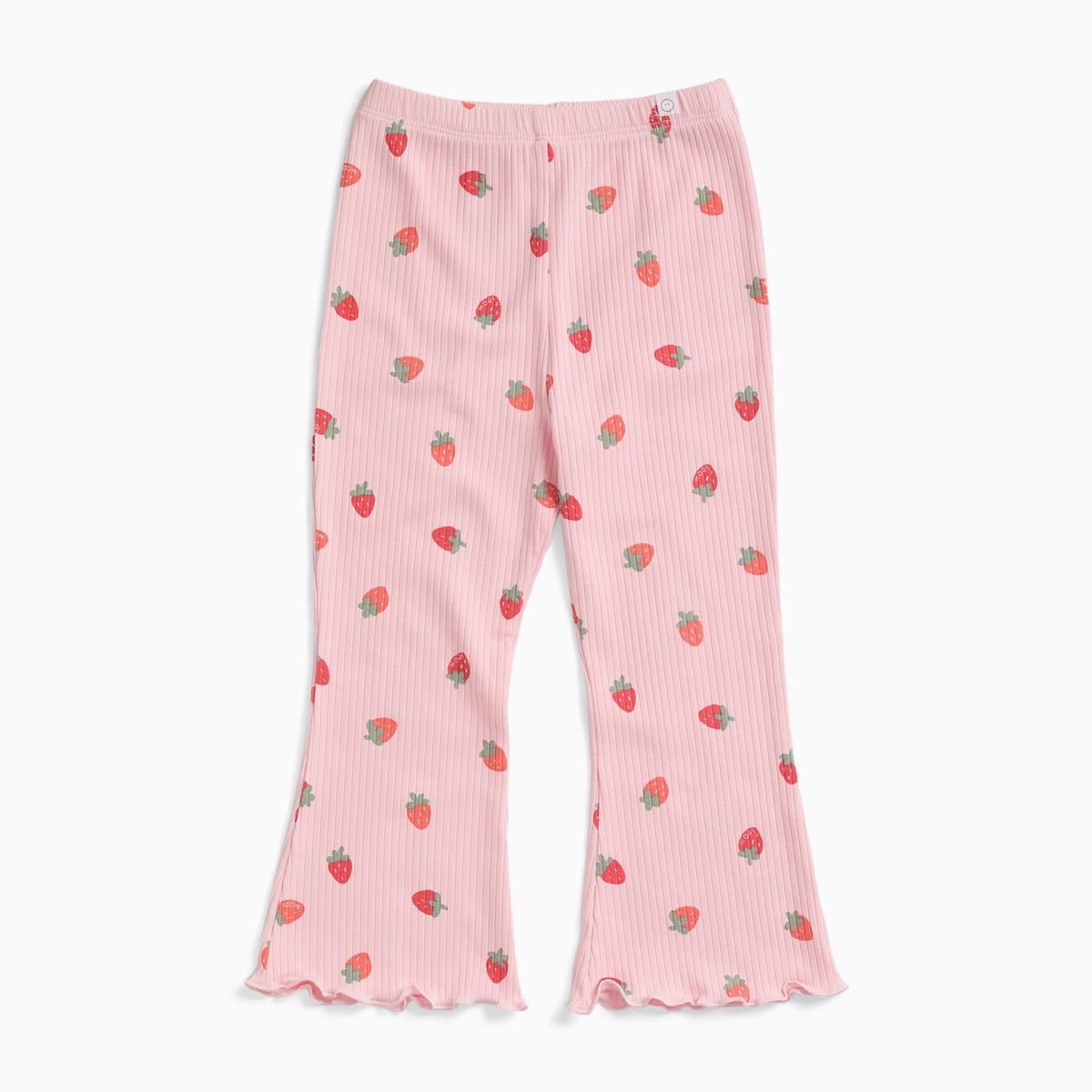 Strawberry Fields Ribbed Flared Trousers