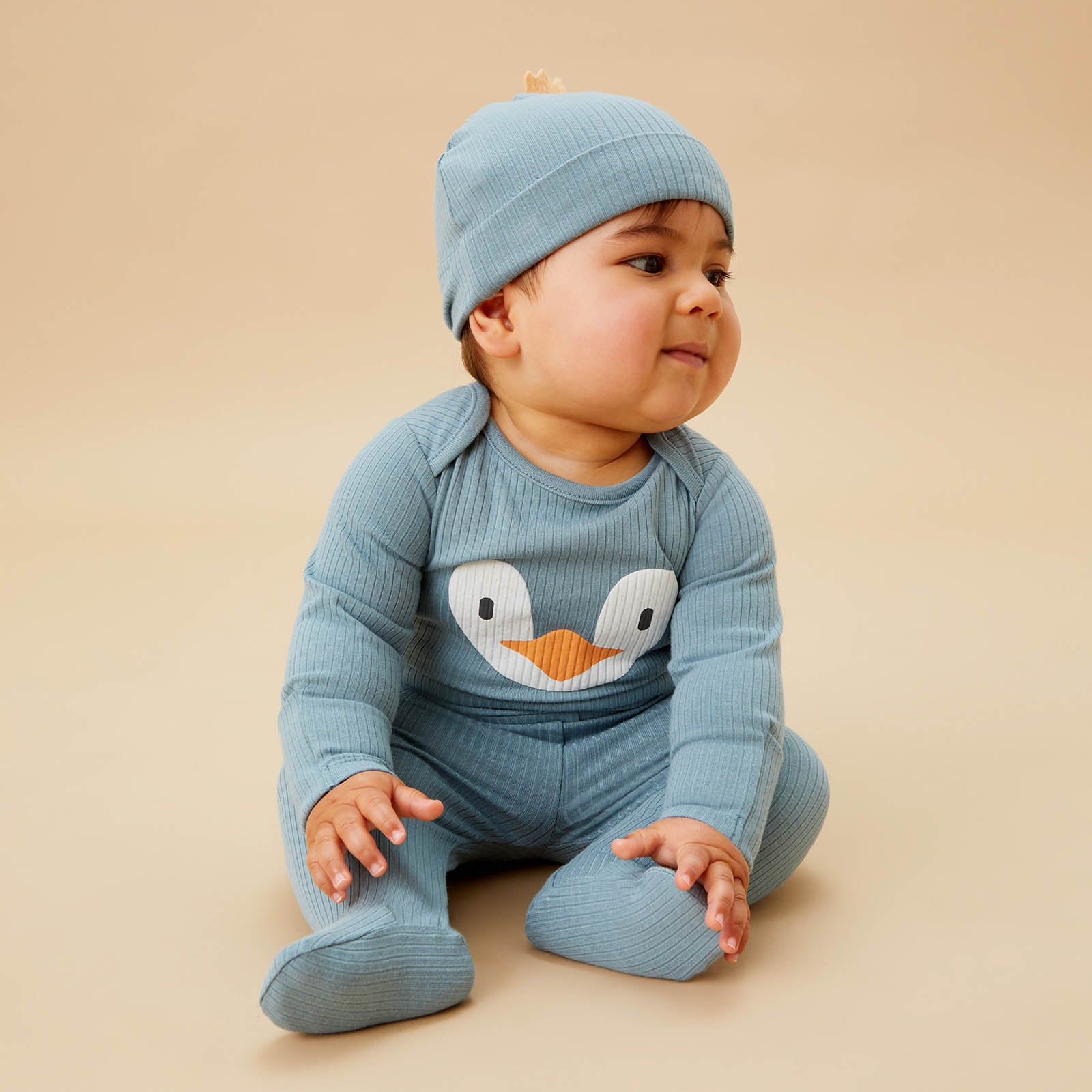 Little Penguin Baby Outfit Baby's First Outfit MORI UK