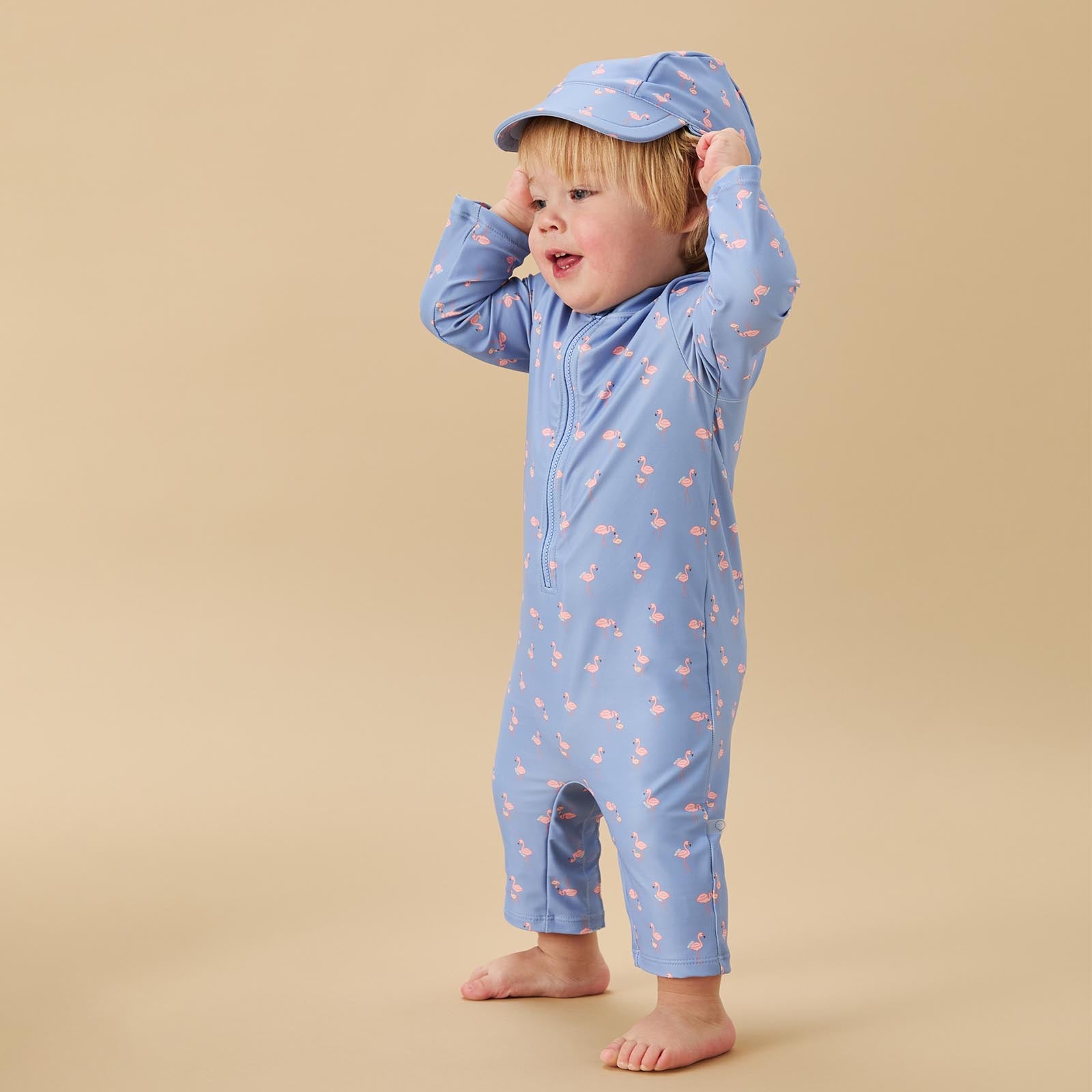 MORI Flamingo Sunsafe Swimsuit & Hat