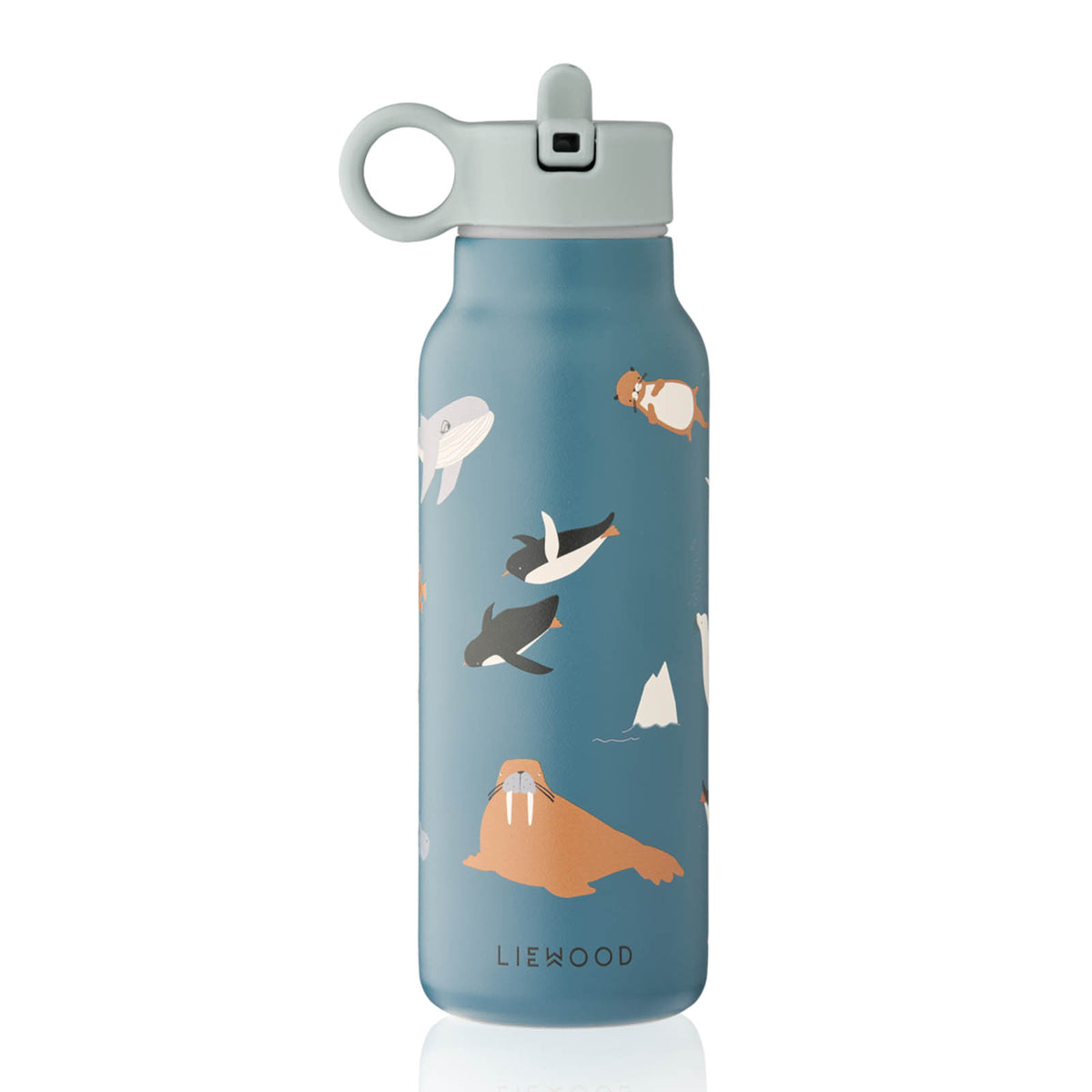 Liewood Falk Water Bottle 350ml - Arctic Sea