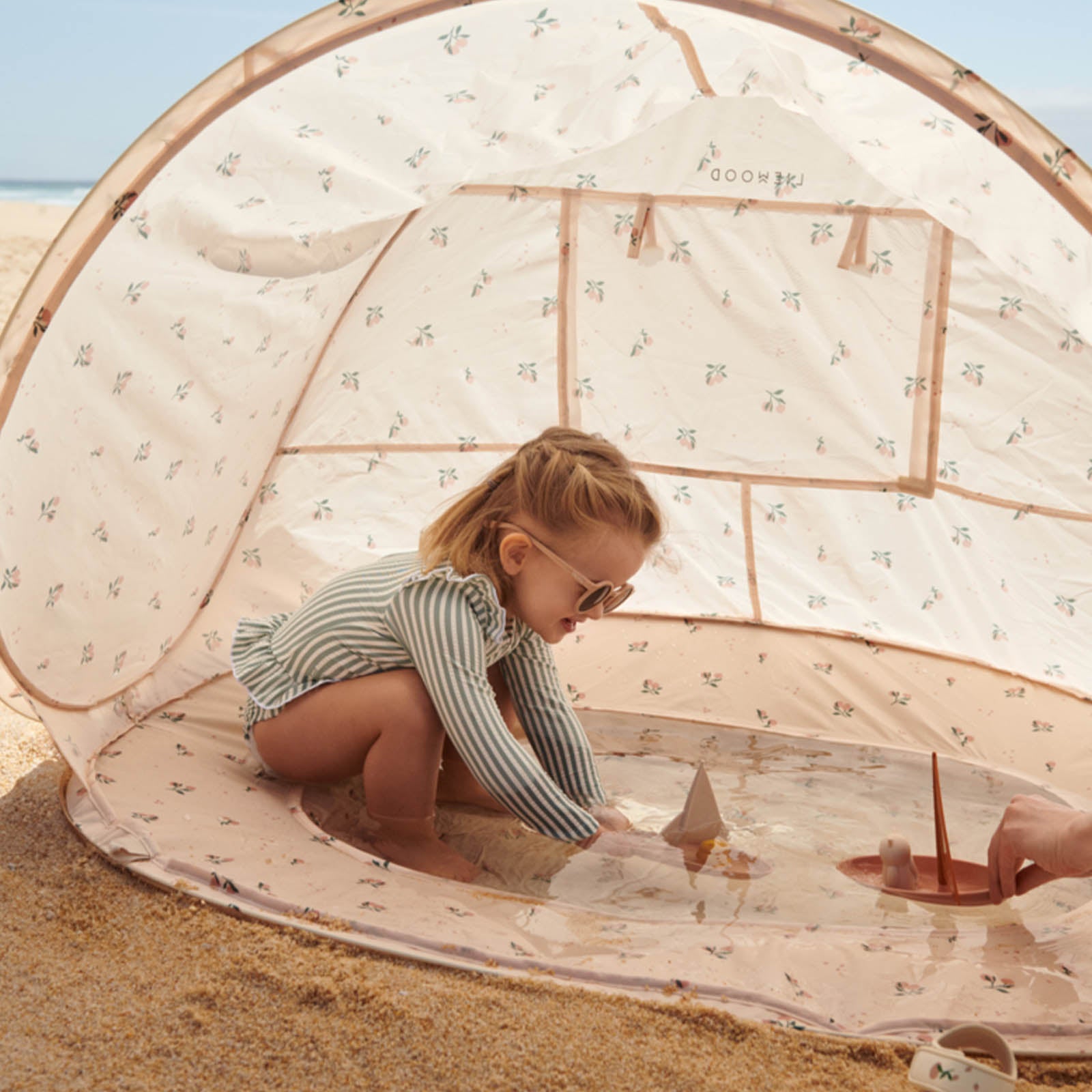 liewood pop up tent Everett With Paddling Pool | Baby Toys Variante:pink/pflaume Bio-Baumwolle Yamaha Display Bedienung 2021