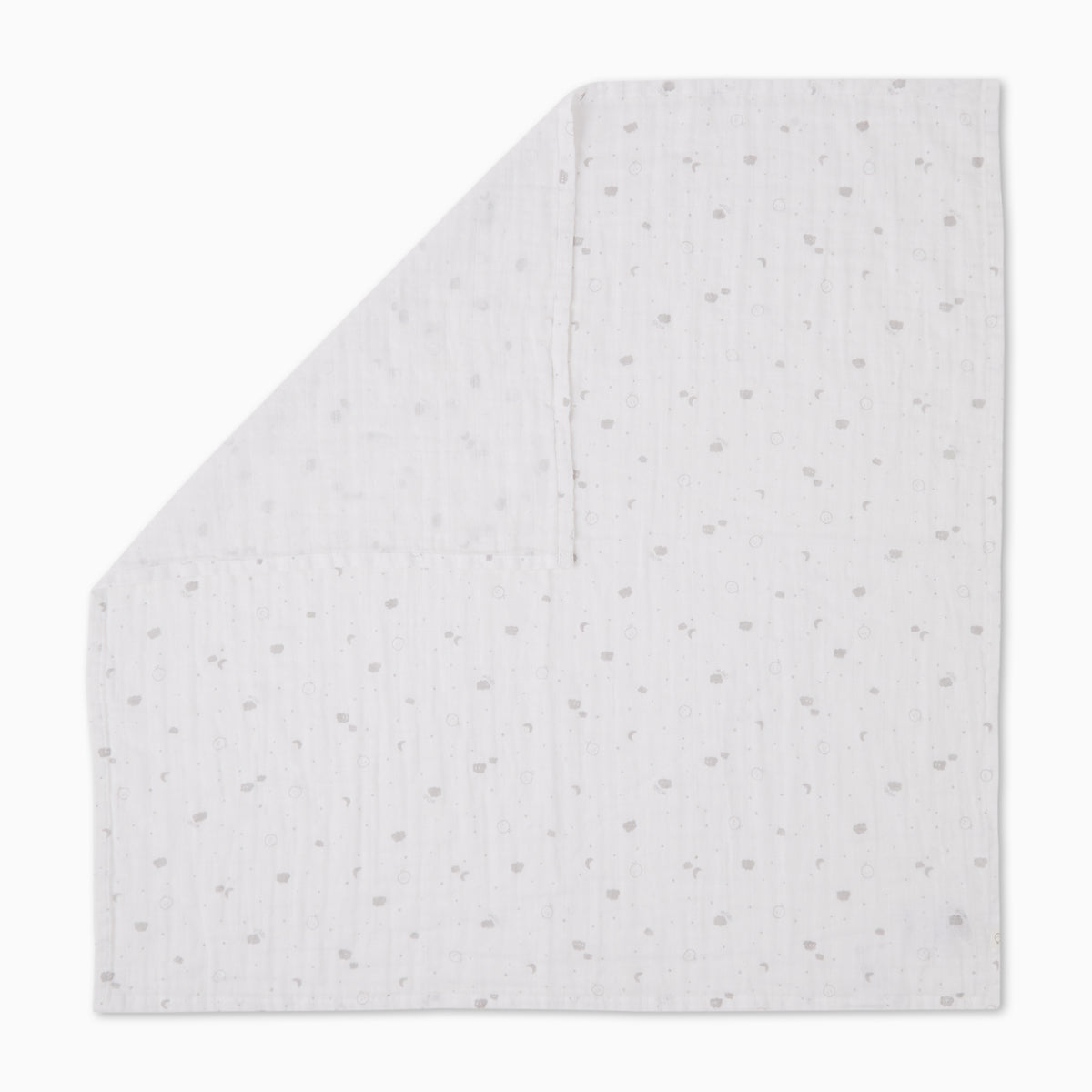Pre-Washed Large Muslin Swaddle - White