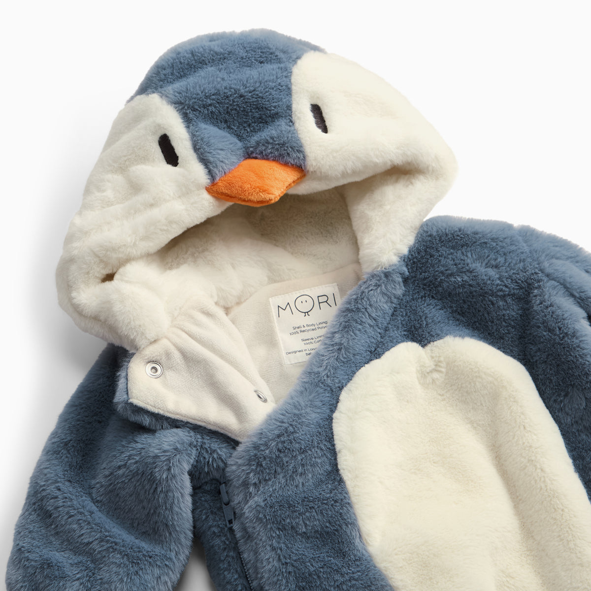 Penguin Faux Fur Pramsuit