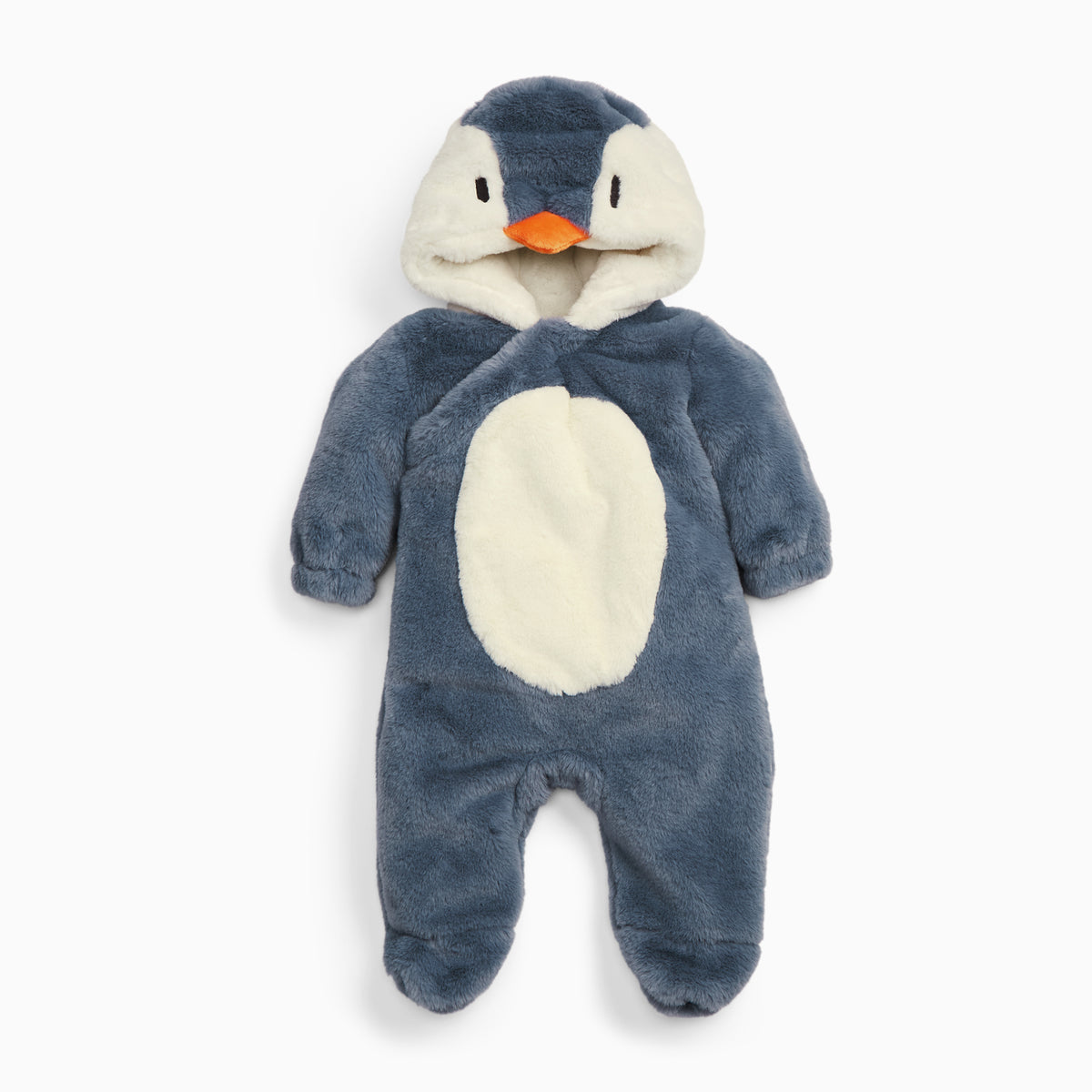 Penguin Faux Fur Pramsuit