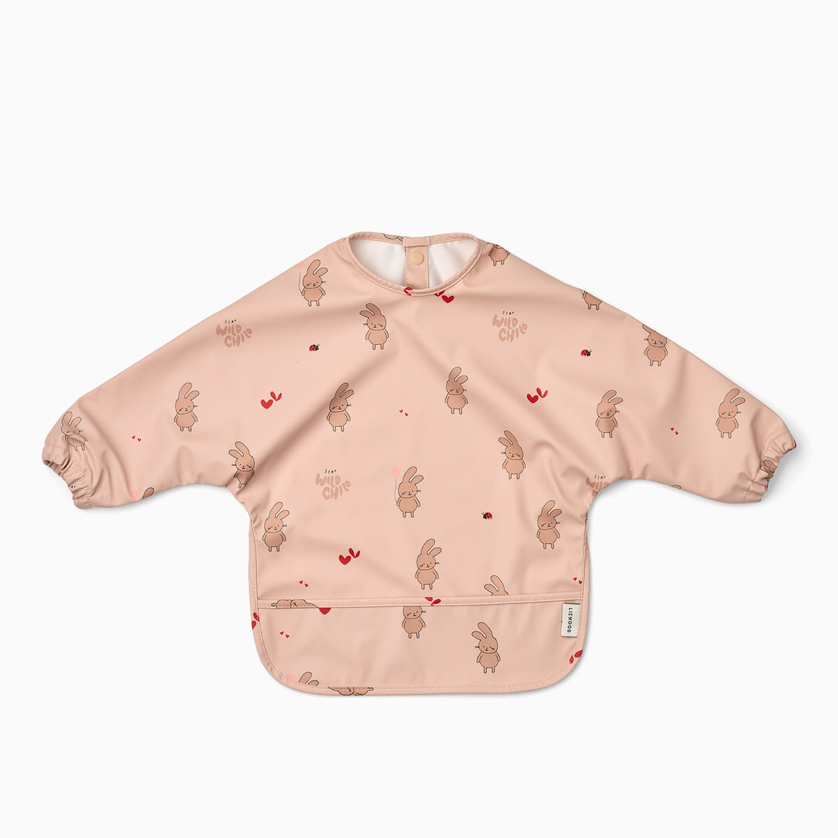 Liewood Long Sleeved Merle Cape Bib -  Wild Child / Rosey