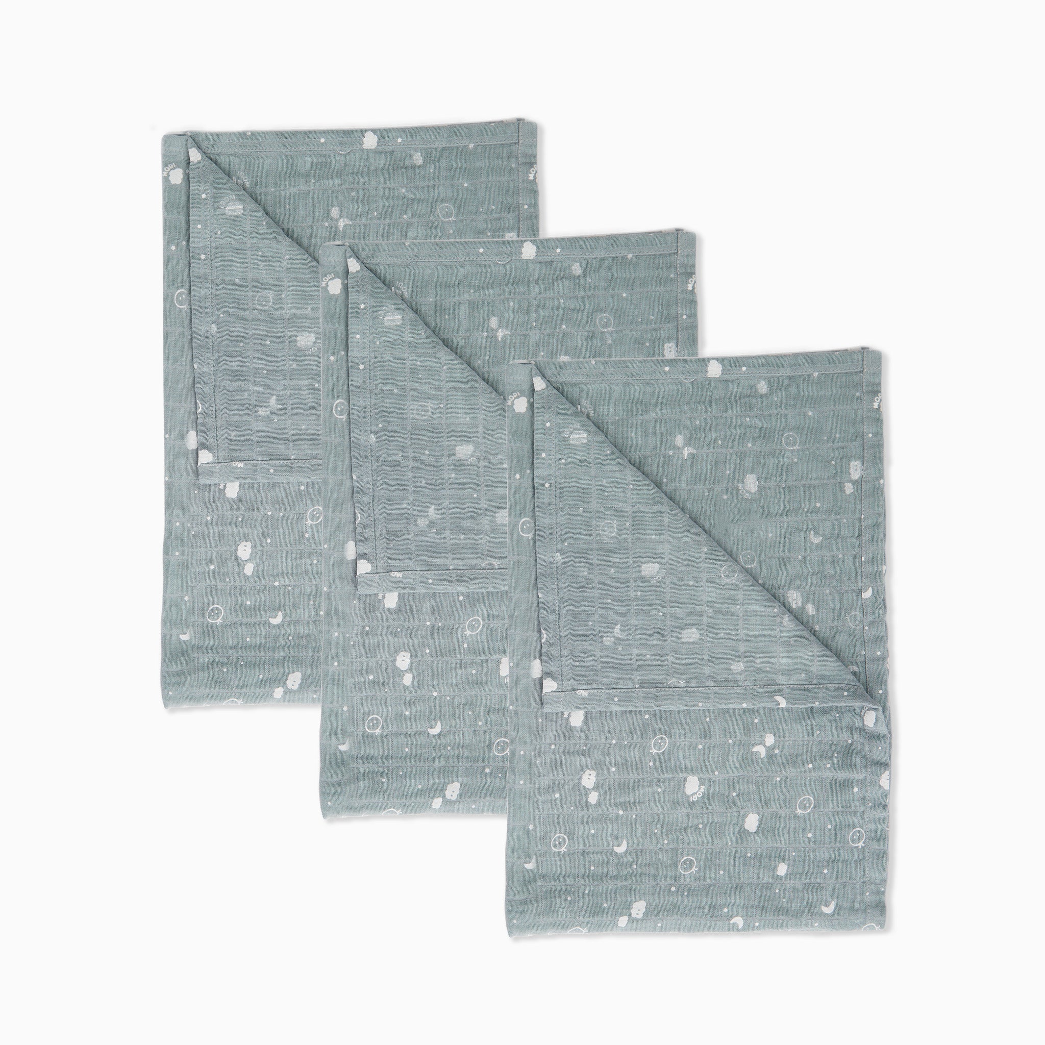Pre Washed Regular Muslin 3 Pack