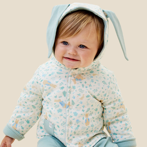 Peter Rabbit Quilted Jacket | Baby Outerwear | MORI UK