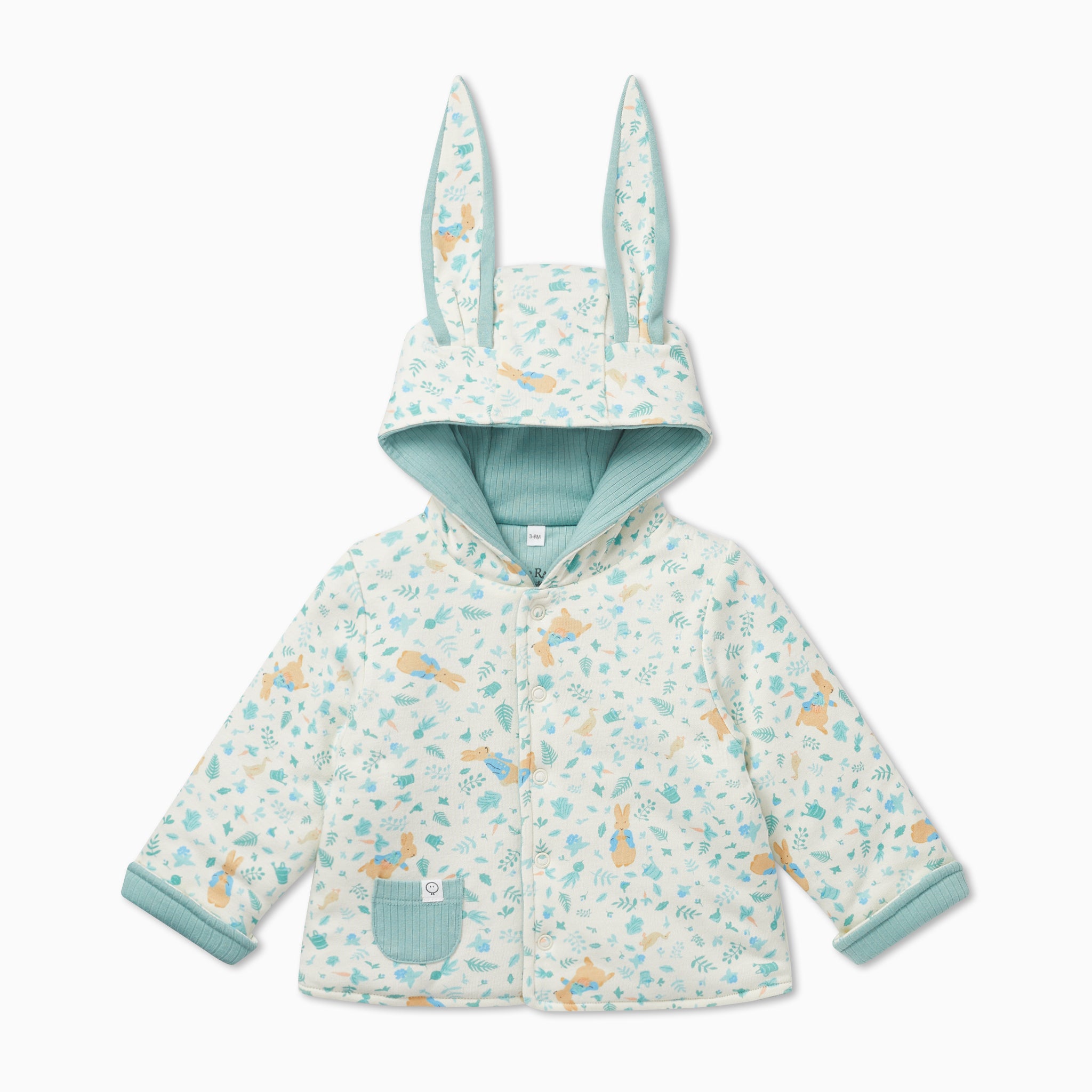 BABY BUNNY SHOWER hoody quilt jacket