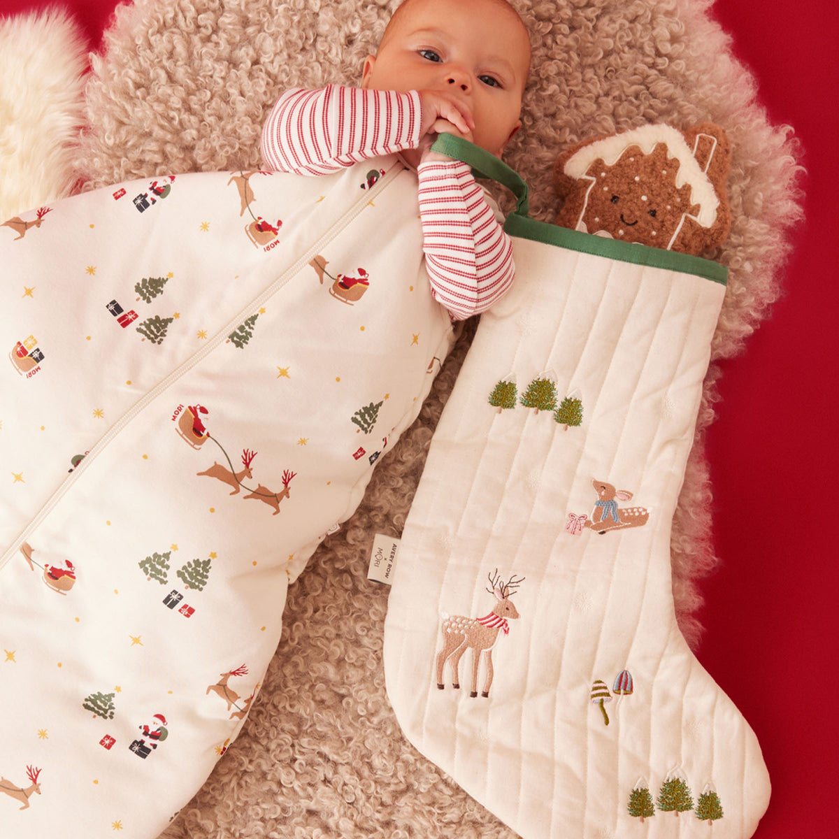 Avery Row x MORI Christmas Stocking - Reindeer