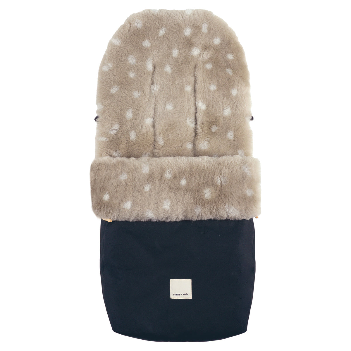 Binibamba Sheepskin Puffmuff MORI x Bini Fawn