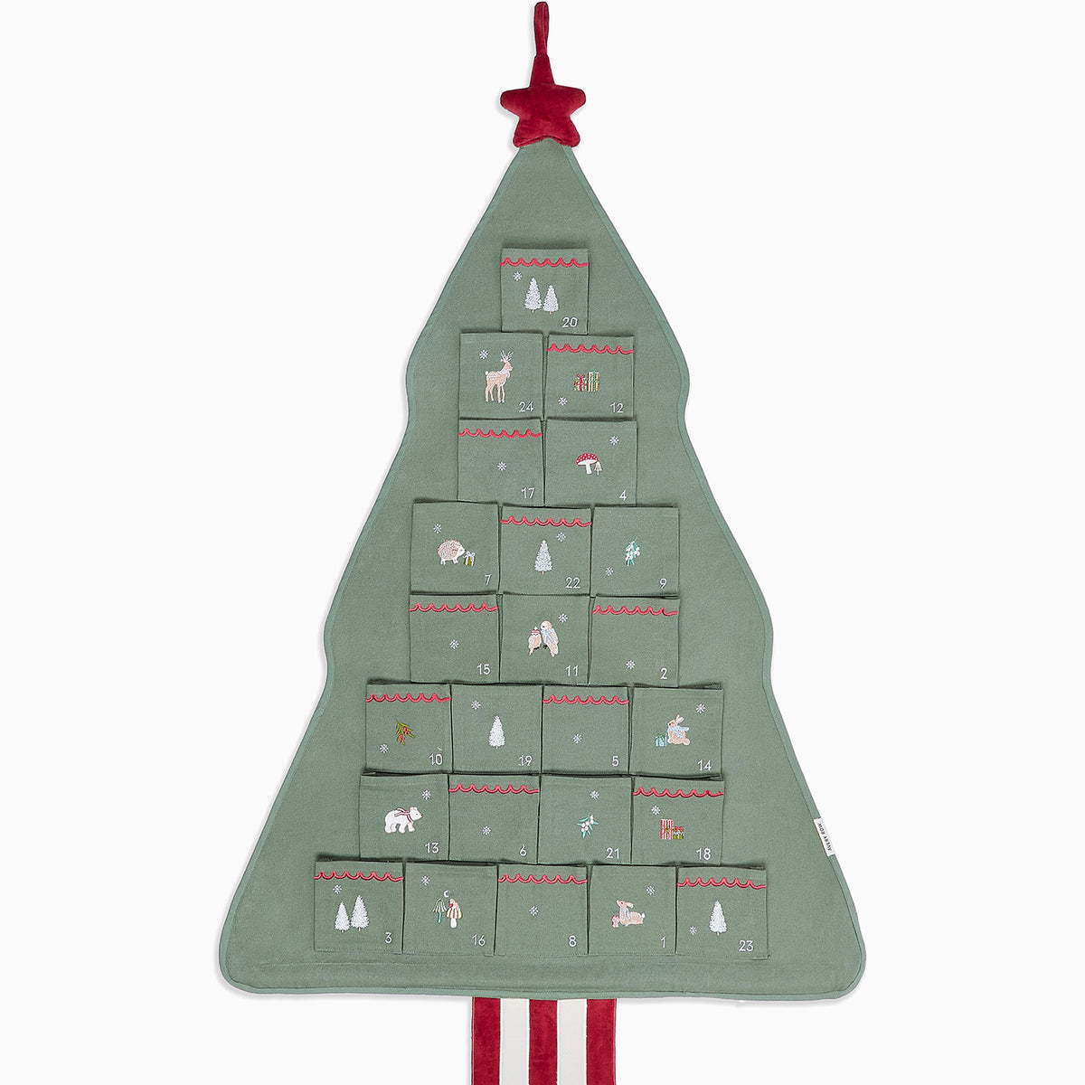 Avery Row Advent Calendar - Christmas Tree