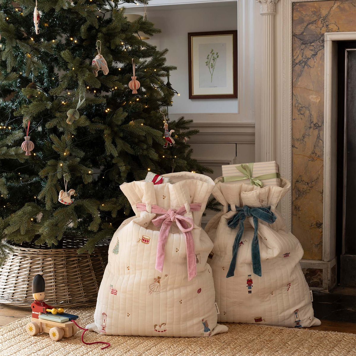 Avery Row Christmas Present Sack - Sugar Plum Fairy