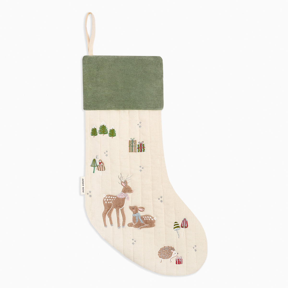 Avery Row Christmas Stocking - Reindeer
