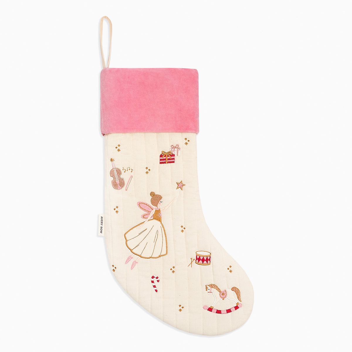 Avery Row Christmas Stocking - Sugar Plum Fairy
