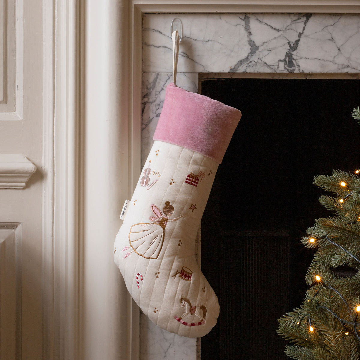 Avery Row Christmas Stocking - Sugar Plum Fairy