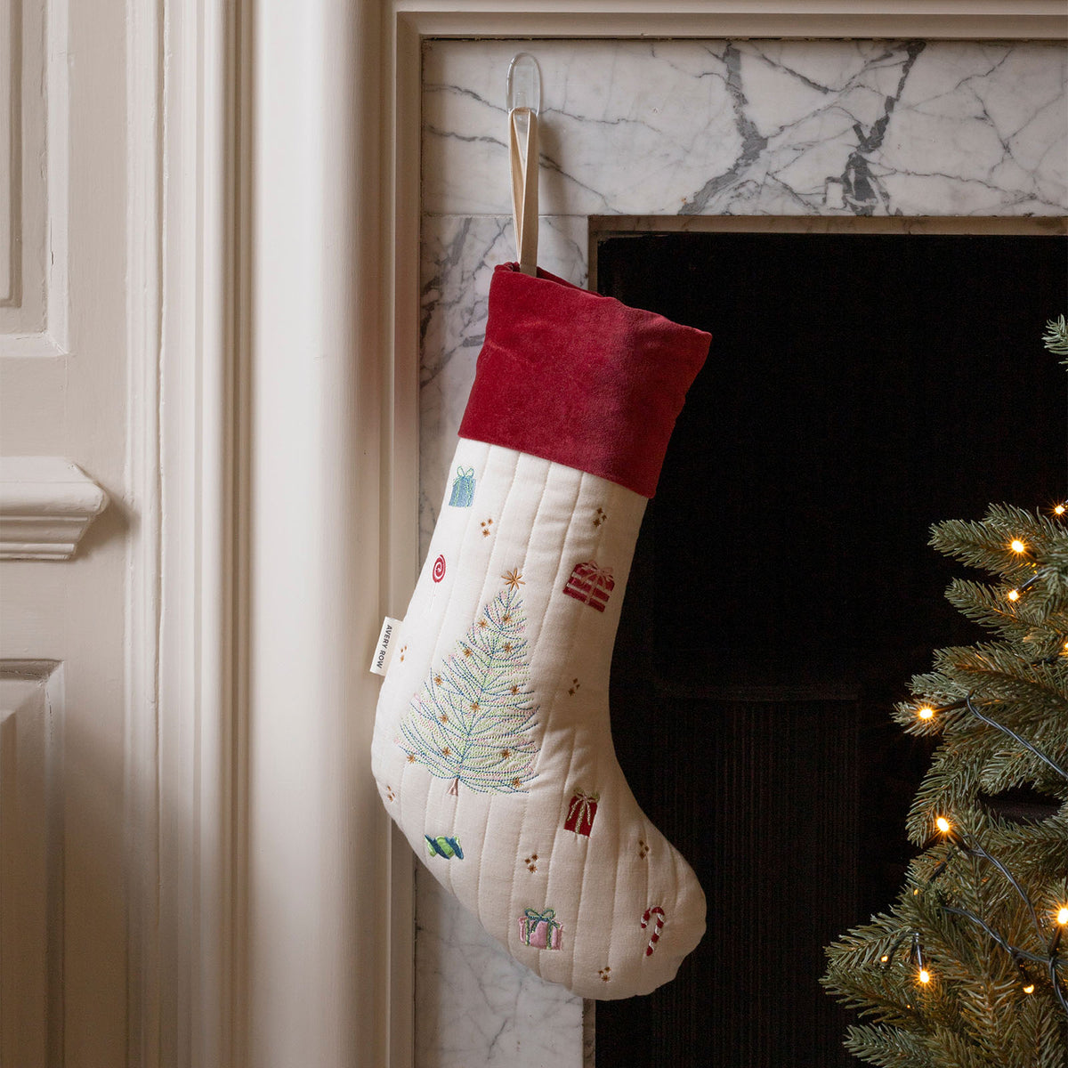 Avery Row Christmas Stocking - Christmas Tree