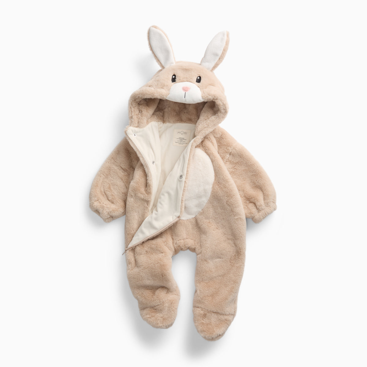 Bunny Faux Fur Pramsuit