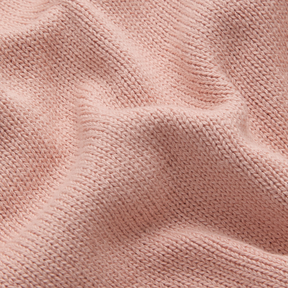 Wrap Around Knitted Cardigan & Footed Baby Knitted Leggings - Rose