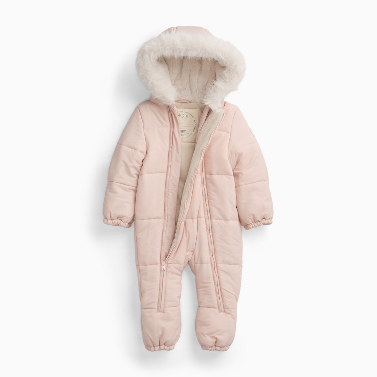 Water Repellent  Padded Snowsuit - Pink