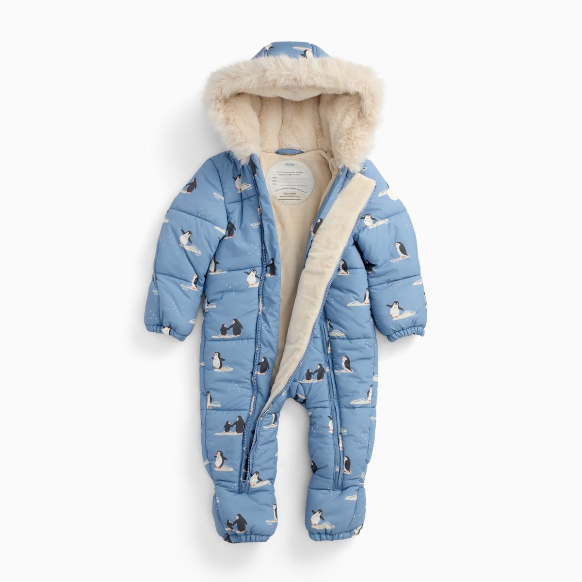 Water Repellent Penguin Snowsuit