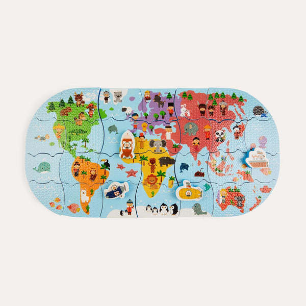Buy the Janod Bath Explorers Map | KIDLY by MORI UK