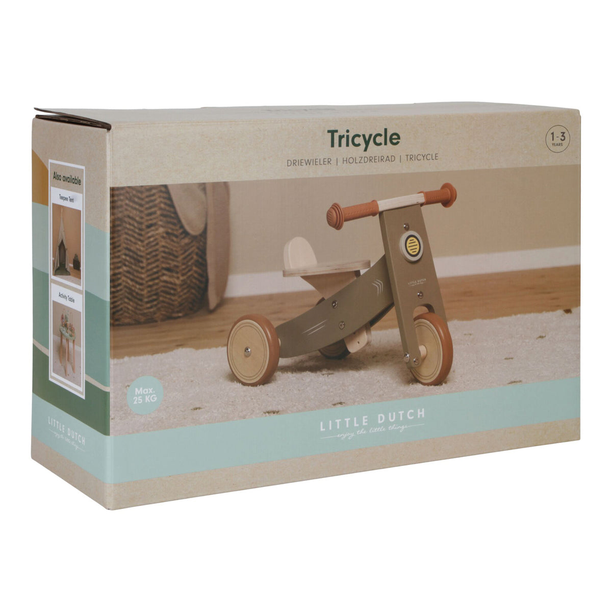 Little Dutch Wooden Tricycle - Green