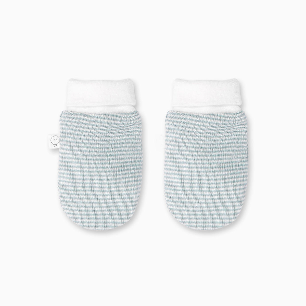 Baby Mittens - Blue Stripe