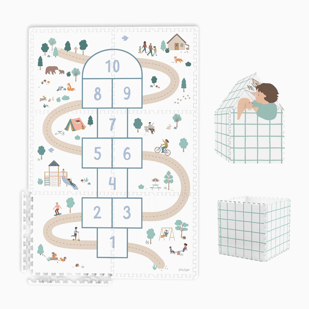 Play & Go Tiloo Puzzle Playmat - Hopscotch