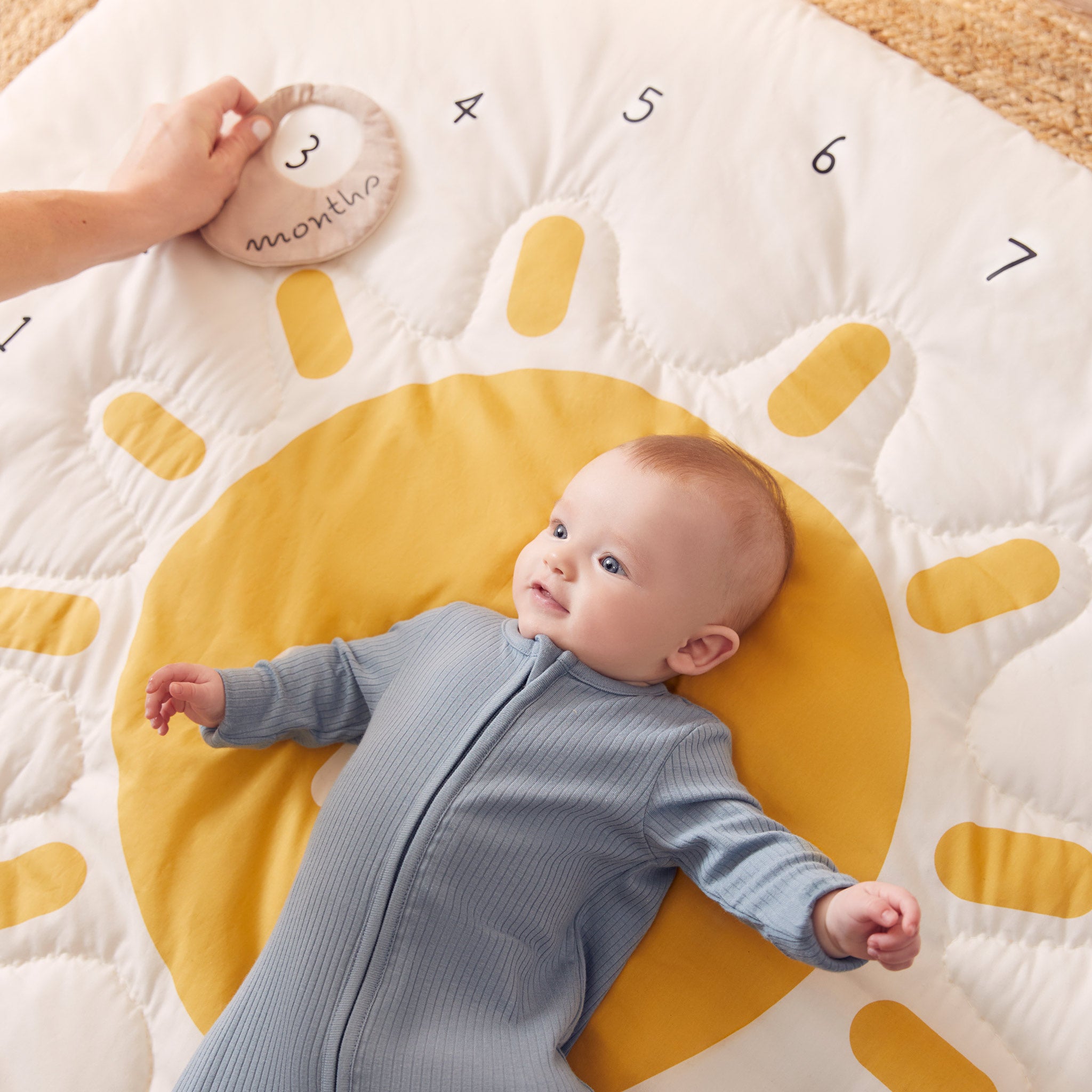 Sunshine Baby Milestone Blanket