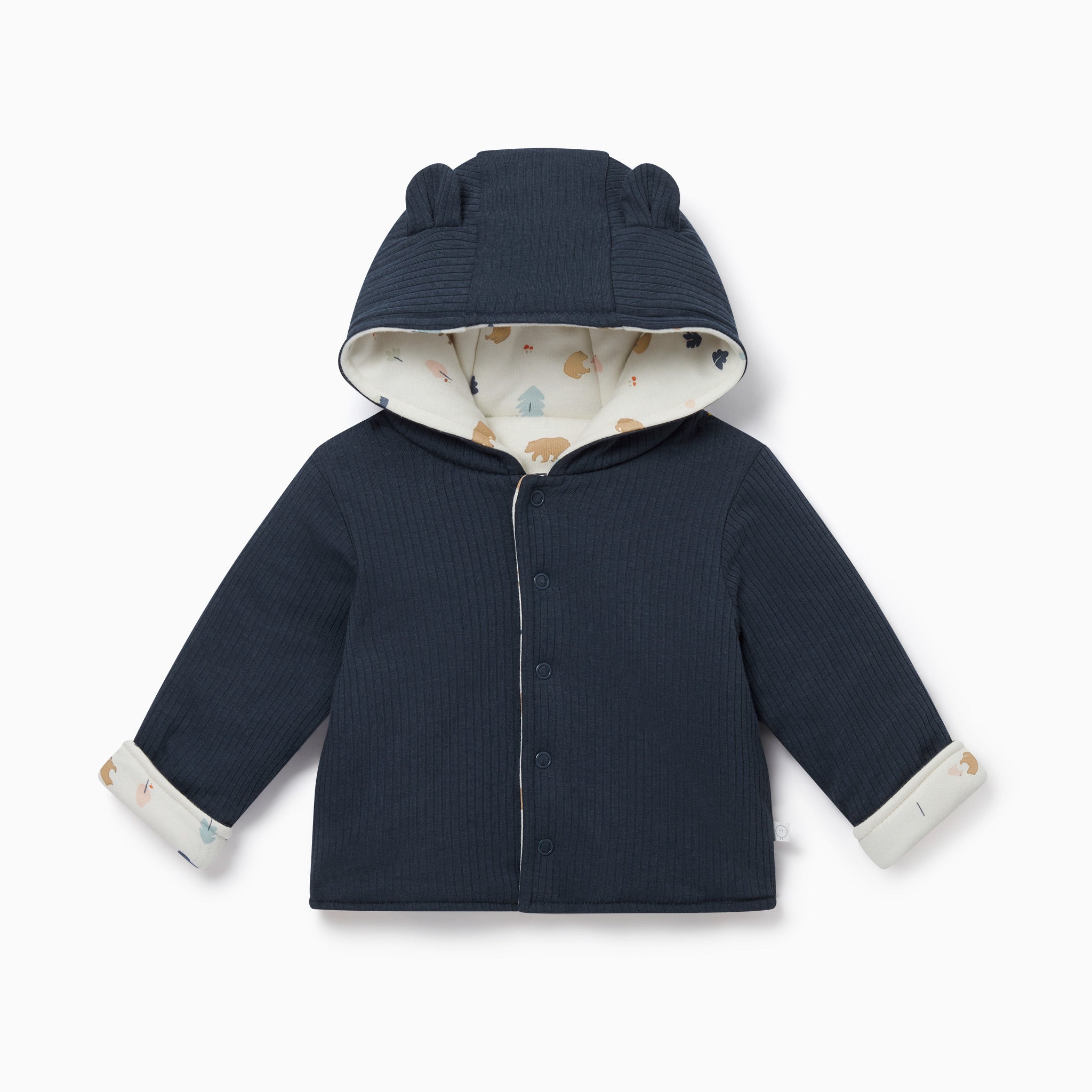 Reversible deals bear coat