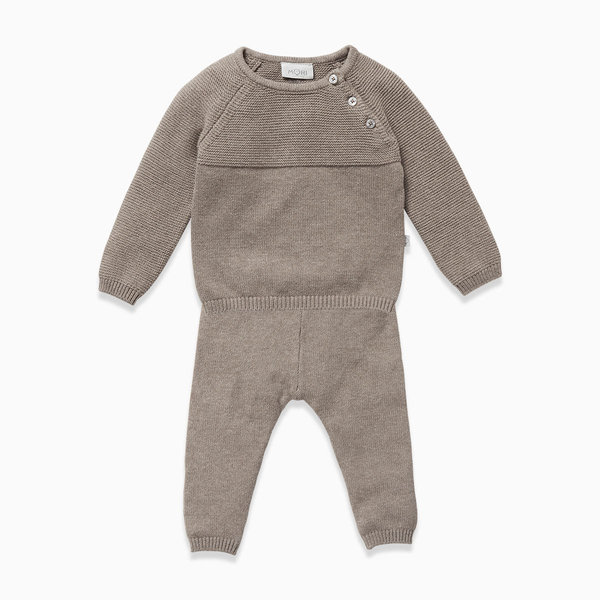 Knitted Raglan Sleeve Jumper & Joggers Outfit