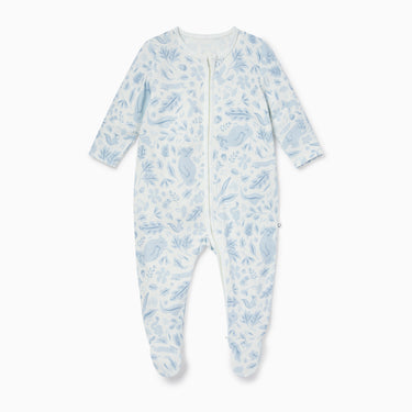 Gruffalo Dragonfly Blue Zip-Up Sleepsuit | Baby Sleepsuits | MORI