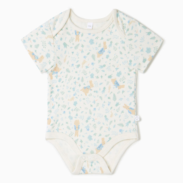 Peter Rabbit Short Sleeve Bodysuit | Baby Bodysuits | MORI UK