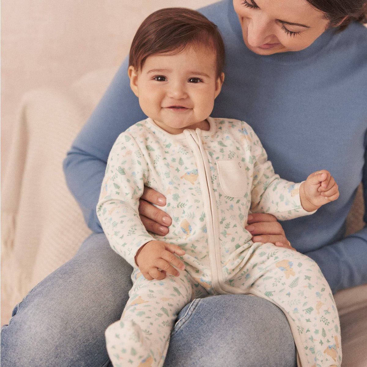 Peter Rabbit Clever Zip Sleepsuit