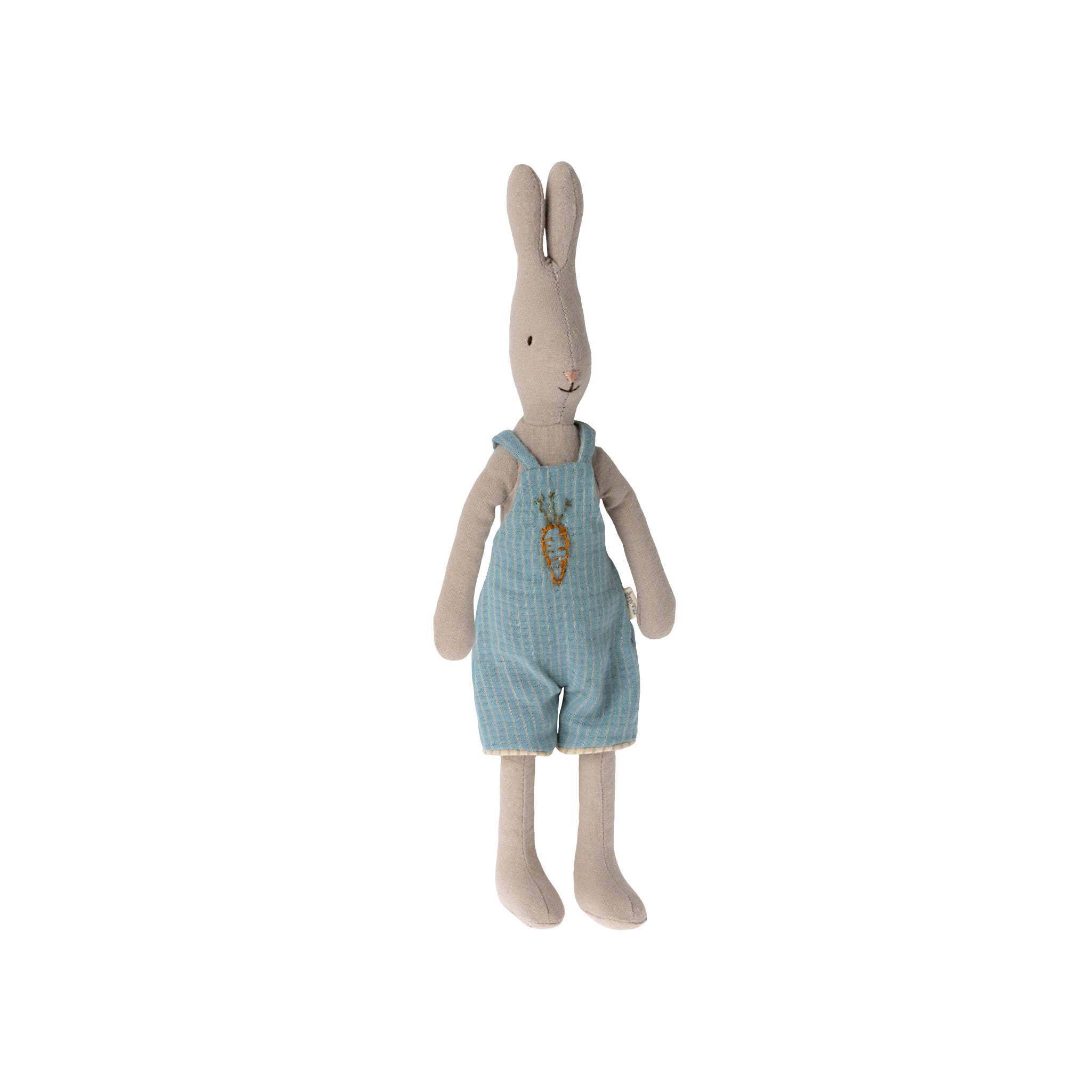 Rabbit Overalls Soft Toy