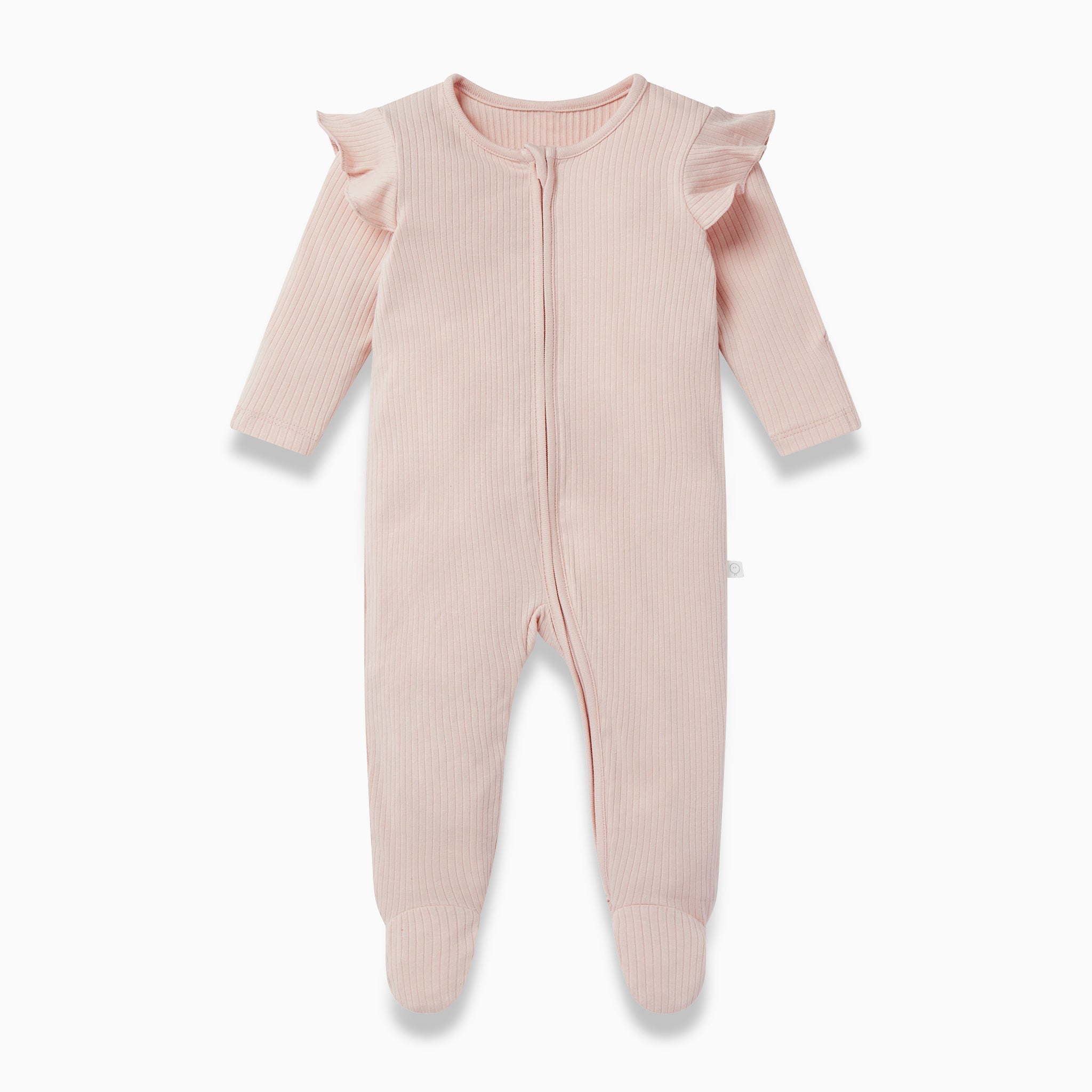 Ribbed baby sleepsuit clearance