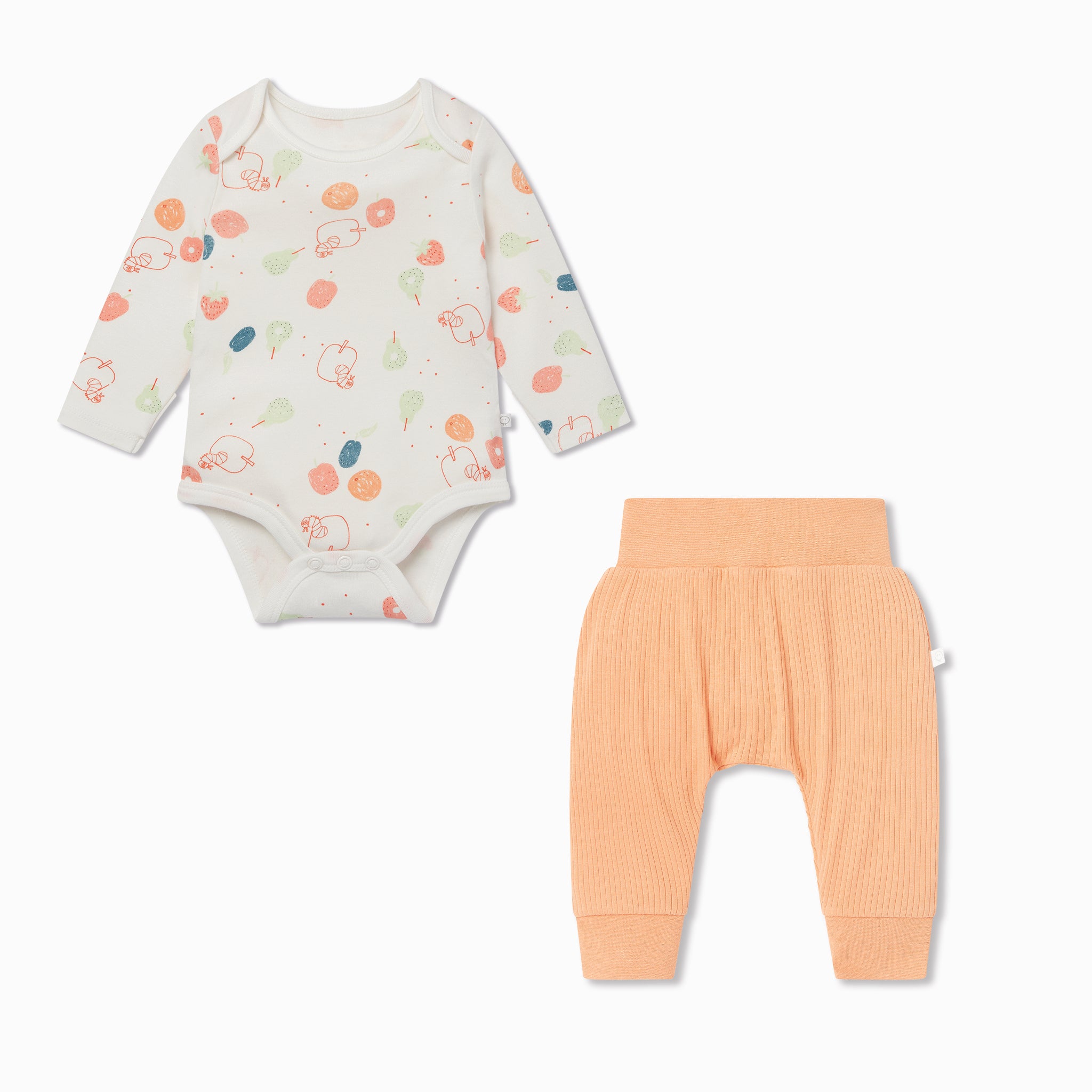Print Bodysuit & Joggers Outfit