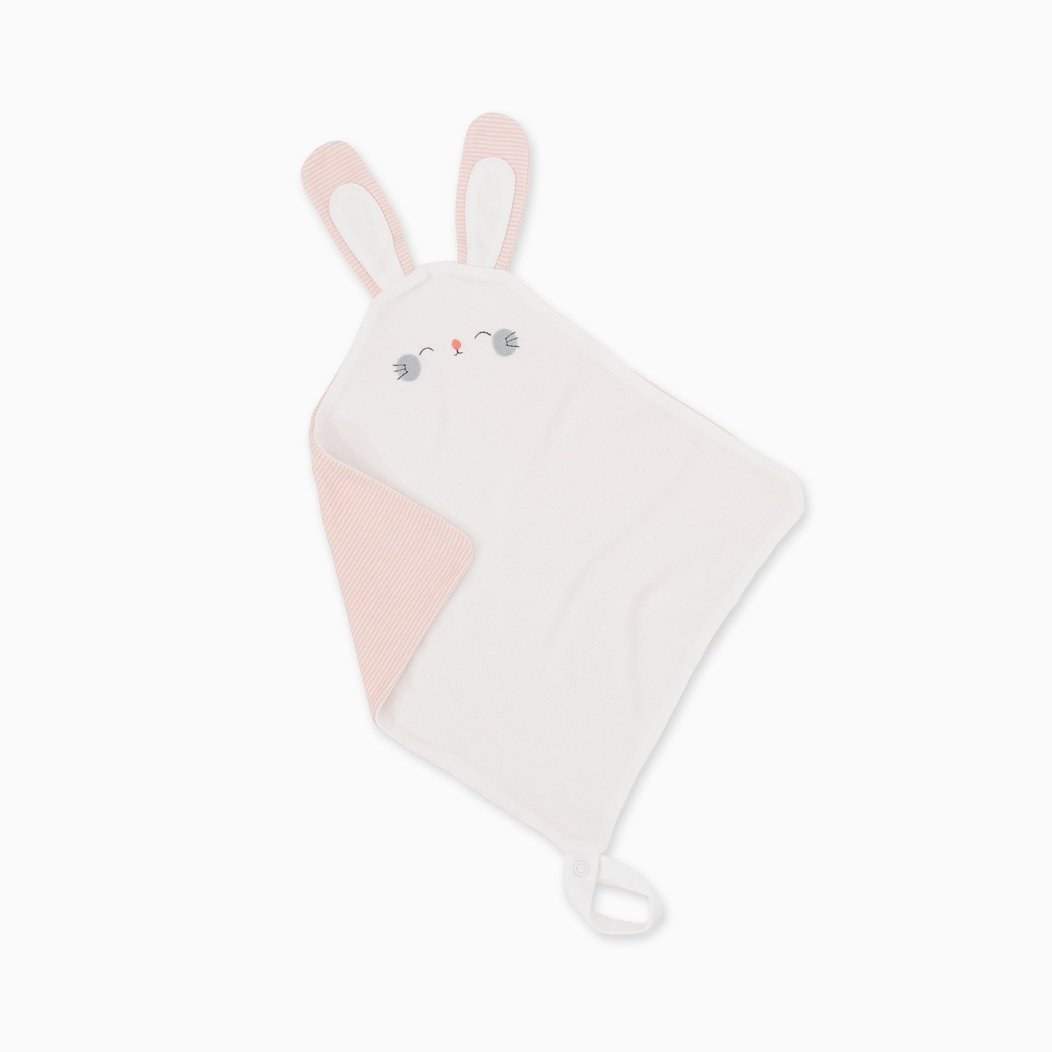Bunny Comforter Blush Stripe