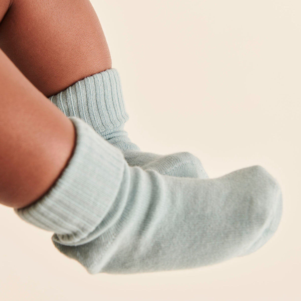 Ribbed Socks 5 Pack - Blue Mix